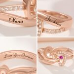 Embrace Eternal Love – Dual Hearts Interwoven Name Ring – A Timeless Promise for Your Beloved - Image 7