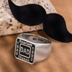 Honor His Legacy – Custom Engraved Signet Ring for Dad and Beloved Men - Image 4