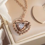 Embrace Your Story – Heart-Shaped Birthstone Necklace with Custom Engraving – A Cherished Token for Loved Ones - Image 6