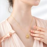 Embrace Her Radiance – Heart Cage Necklace with Birthstone – A Timeless Treasure for the Women You Cherish - Image 7