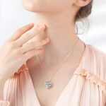 Embrace Her Radiance – Heart Cage Necklace with Birthstone – A Timeless Treasure for the Women You Cherish - Image 8