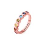 Embrace the Spectrum – Multistone Rainbow Ring – A Radiant Treasure for Every Soul - Image 3