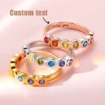 Embrace the Spectrum – Multistone Rainbow Ring – A Radiant Treasure for Every Soul - Image 7