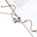 Embrace Transformation – Crystal Butterfly Bracelet with Initials – For Her Special Moments - Image 7