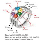 Carry Your Heart Close – Engraved Silver Birthstone Ring for Cherished Bonds - Image 7