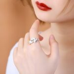 Celebrate New Life – Engraved Baby Feet Birthstone Ring – For Cherished Mothers - Image 12