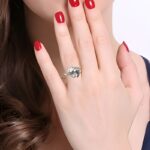 Celebrate New Life’s Journey – Engraved Baby Feet Birthstone Ring – A Cherished Keepsake for Parents - Image 3