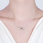 Embrace Eternal Bonds – Tree Branch Infinity Necklace with Birthstones – A Cherished Gift for Her or Friends - Image 3