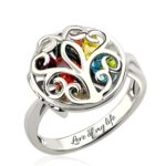 family tree birthstone ring, a cherished keepsake