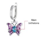 Embrace Transformation – Butterfly Birthstone Earrings – A Cherished Gift for Her and Loved Ones - Image 2