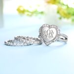 Embrace Your Story – Sterling Silver Monogram Stacking Ring – A Timeless Treasure for Loved Ones - Image 5