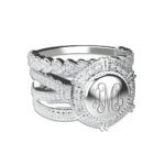 Embrace Your Story – Sterling Silver Monogram Stackable Ring – A Timeless Treasure for Her - Image 3