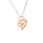 Embrace Endless Love – Heart Necklace with Birthstone – For Cherished Moments Together - Image 4