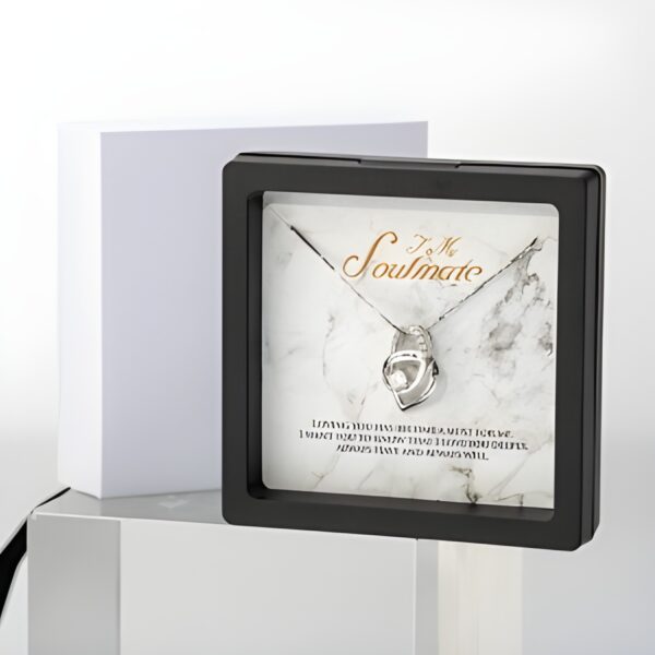 Personalized heart necklace with birthstone for love