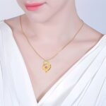 Embrace Endless Love – Heart Necklace with Birthstone – For Cherished Connections - Image 3