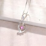 Embrace an Eternal Bond – Sterling Silver Mother & Daughter Birthstone Necklace – A Heartfelt Keepsake for Mom and Daughter - Image 6