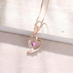 Embrace an Eternal Bond – Birthstone Mother & Daughter Necklace – A Heartfelt Celebration of Love - Image 3