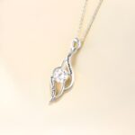 Embrace Eternal Sisterhood – Engraved Heart Pendant Necklace with Birthstone – A Timeless Treasure for Her - Image 5