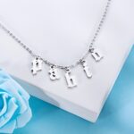 Embrace Your Story – Sterling Silver Gothic Letter Choker – A Unique Keepsake for You or a Loved One - Image 2