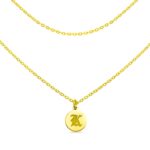 Embrace Timeless Mystery – Engraved Gothic Disc Choker Necklace – For Her Special Moments - Image 3