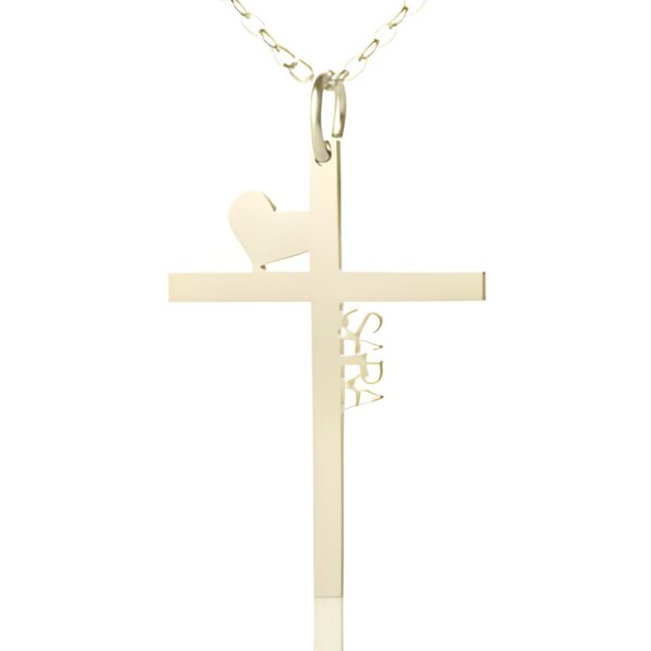 Personalized cross name necklace for heartfelt connections