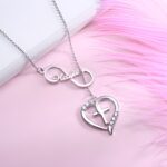 Embrace Endless Grace – Infinity & Heart Cross Necklace – A Devoted Soul’s Keepsake - Image 2