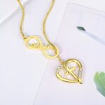 Embrace Endless Grace – Infinity & Heart Cross Necklace – A Devoted Soul’s Keepsake - Image 7