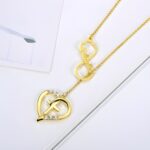 Embrace Endless Grace – Infinity & Heart Cross Necklace – A Devoted Soul’s Keepsake - Image 8