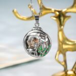 Carry Their Memory Close – Custom Photo Elk Necklace with Heartfelt Engraving – A Treasure for Loved Ones - Image 5