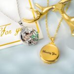 Carry Their Memory Close – Custom Photo Elk Necklace with Heartfelt Engraving – A Treasure for Loved Ones - Image 6