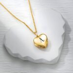 Carry Your Heart's Treasures – Four Photo Heart Locket Necklace – A Cherished Keepsake for Her - Image 8