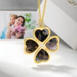 Carry Your Heart's Treasures – Four Photo Heart Locket Necklace – A Cherished Keepsake for Her - Image 9