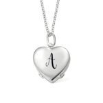 four photo heart locket necklace for cherished memories