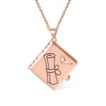 Carry Your Triumph Close – Sterling Silver Graduation Photo Album Necklace – For Cherished Memories of Students and Graduates - Image 3
