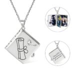 Carry Your Triumph Close – Sterling Silver Graduation Photo Album Necklace – For Cherished Memories of Students and Graduates - Image 4