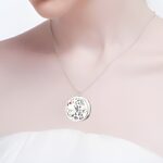 Embrace Your Roots – Family Tree Birthstone Necklace – A Heartfelt Keepsake for Mom - Image 5