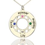Infinity Family Name Necklace symbolizing eternal love
