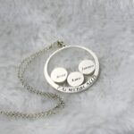 Embrace Family Love – Custom Name Necklace Pendant – A Cherished Treasure for Mom - Image 4