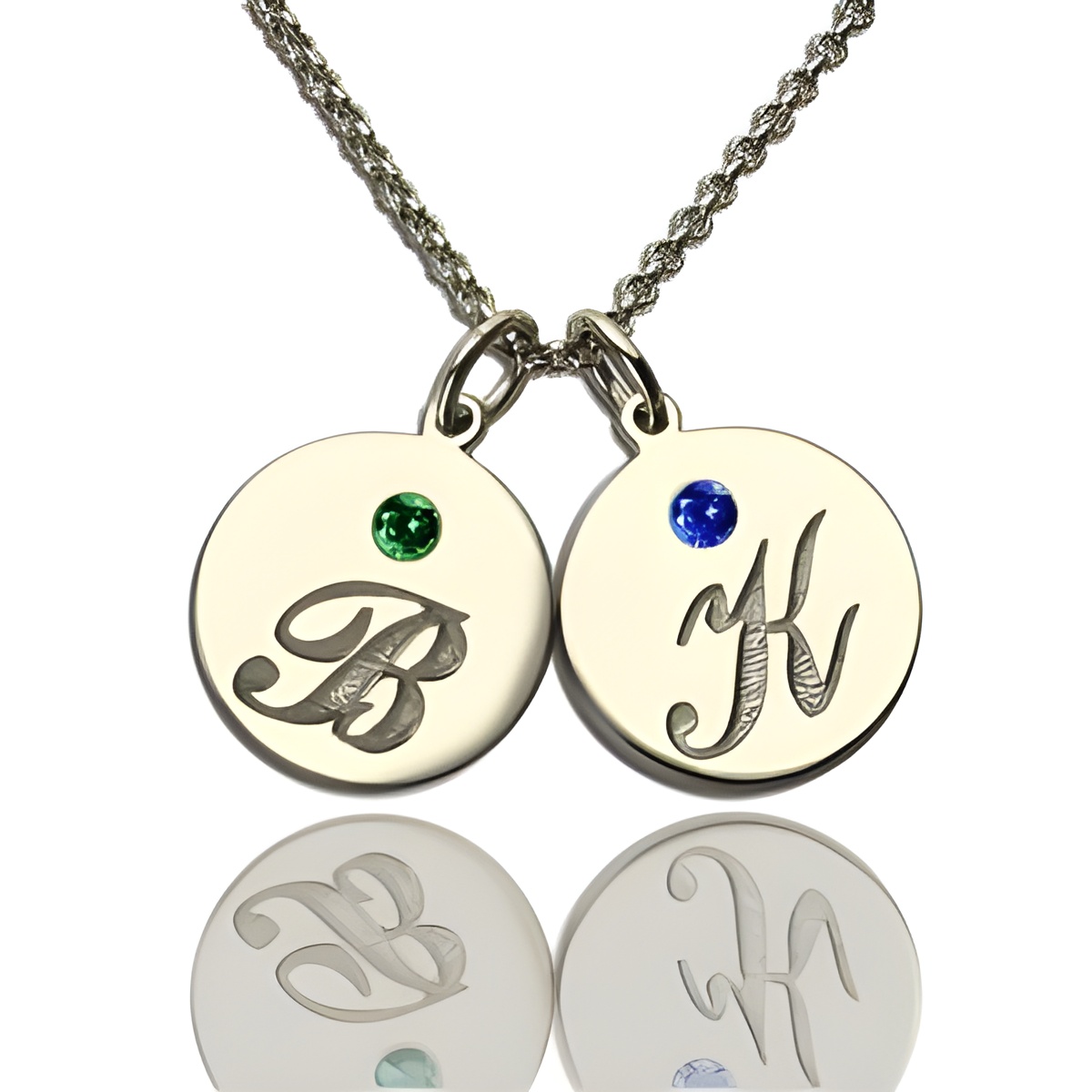 Personalized initial birthstone necklace for heartfelt gifting