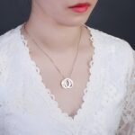 Embrace Endless Bonds – Engraved Russian Ring Necklace in Sterling Silver – A Cherished Gift of Connection - Image 8