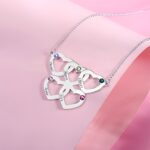 Embrace Endless Love – Intertwined Hearts Birthstone Necklace – A Cherished Keepsake for Mom or Memory - Image 11