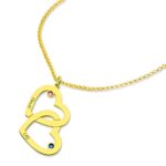 Embrace Endless Love – Intertwined Hearts Birthstone Necklace – A Cherished Keepsake for Mom or Memory - Image 13