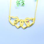 Embrace Endless Love – Intertwined Hearts Birthstone Necklace – A Cherished Keepsake for Mom or Memory - Image 15