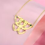 Embrace Endless Love – Intertwined Hearts Birthstone Necklace – A Cherished Keepsake for Mom or Memory - Image 16