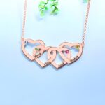 Embrace Endless Love – Intertwined Hearts Birthstone Necklace – A Cherished Keepsake for Mom or Memory - Image 20