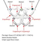 Embrace Endless Love – Intertwined Hearts Birthstone Necklace – A Cherished Keepsake for Mom or Memory - Image 6