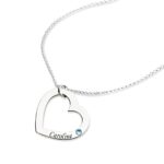Embrace Endless Love – Intertwined Hearts Birthstone Necklace – A Cherished Keepsake for Mom or Memory - Image 7