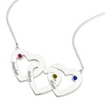 Embrace Endless Love – Intertwined Hearts Birthstone Necklace – A Cherished Keepsake for Mom or Memory - Image 9