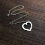 Embrace Your Story – Heart-Shaped Name Necklace with Birthstone – A Cherished Keepsake for Her - Image 3