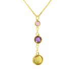 Embrace the Legacy of Love – Three Generations Birthstone Necklace – For Cherished Women in Your Family - Image 2